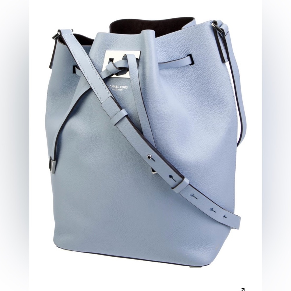 Michael Kors Collection Leather Bucket Bag